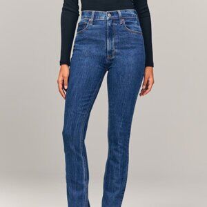 Ultra High Rise 90s Slim Straight Jean Abercrombie & Fitch Size 2/26 R Women's